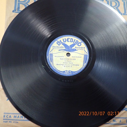 78 Walter Davis Bluebird B-5143 5143 Red Cross Blues L&N Blues Willie Kelly - Picture 2 of 3