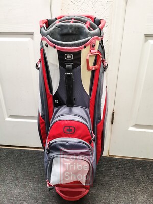 Ogio 2018 Cirrus Stand Golf Bag Rush Red w/ Rain Cover 13 Ogio 2018 Cirrus Stand Golf Bag Rush Red w/ Rain Cover 13