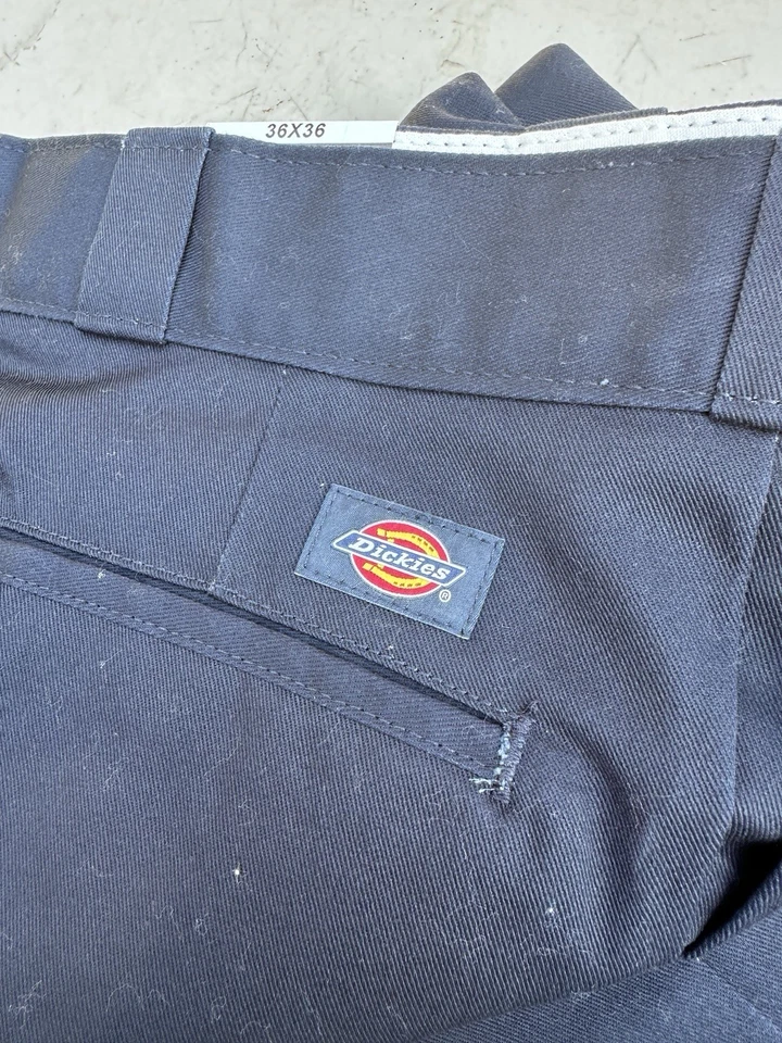 Dickies 874 Original Fit Work Pants Navy Blue 36x36 Men’s TALL - Image 3 of 3