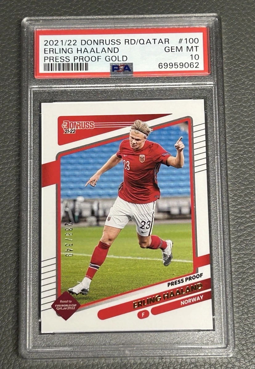 2021-22 Panini Donruss Road to Qatar Erling Haaland #100 for sale