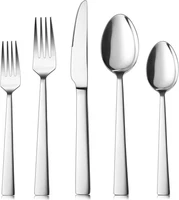 Besteck Set, Herogo 30 Teiliges Edelstahl Besteckset FüR 6 Personen, Silber Essb
