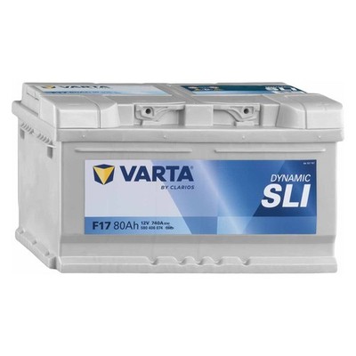 VARTA F17 Blue Dynamic 80Ah Autobatterie 12V 740A Starter Batterie +Rechts