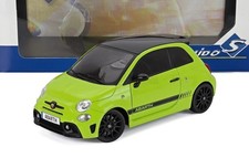 Solido 1/18 Fiat Nuova 500 Abarth 595 2023 Light Green Black 1811307