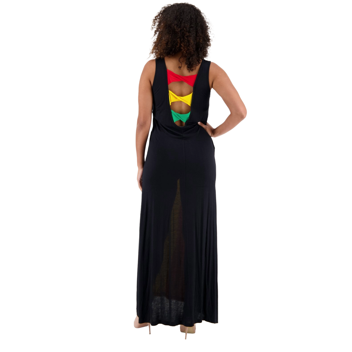 Reggae Rasta Colors Ladies Ethnic Africa Caribbean Jamaica Beach Maxi Long  Dress | eBay