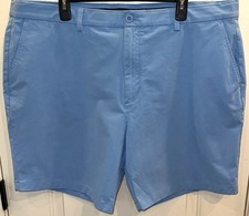 Vineyard Vines Performance Men s Blue Flat Front Chino Shorts Size 40