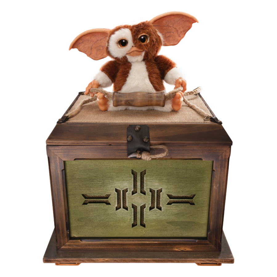 Gremlins - Gizmo with Mogwai Box Scaled Replica and plush [OE] | eBay