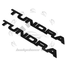 2007-2014 For Tundra Fender Door Side Sticker Nameplate Emblem Matte Black Badge