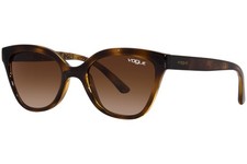 Vogue VJ2001 W65613 Sunglasses Youth Kids Girl's Dark Havana/Brown Gradient 45mm