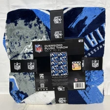 New TENNESSEE TITANS OVERSIZED PLUSH THROW BLANKET fleece polyester 50x70”inch