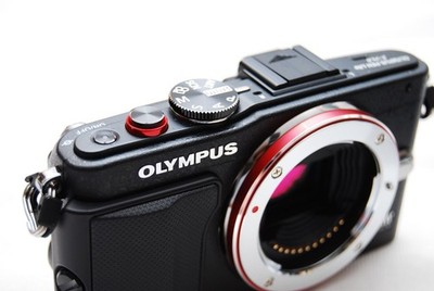 Olympus Pen Lite E-PL6 Black Mirrorless Digital Camera Body MFT