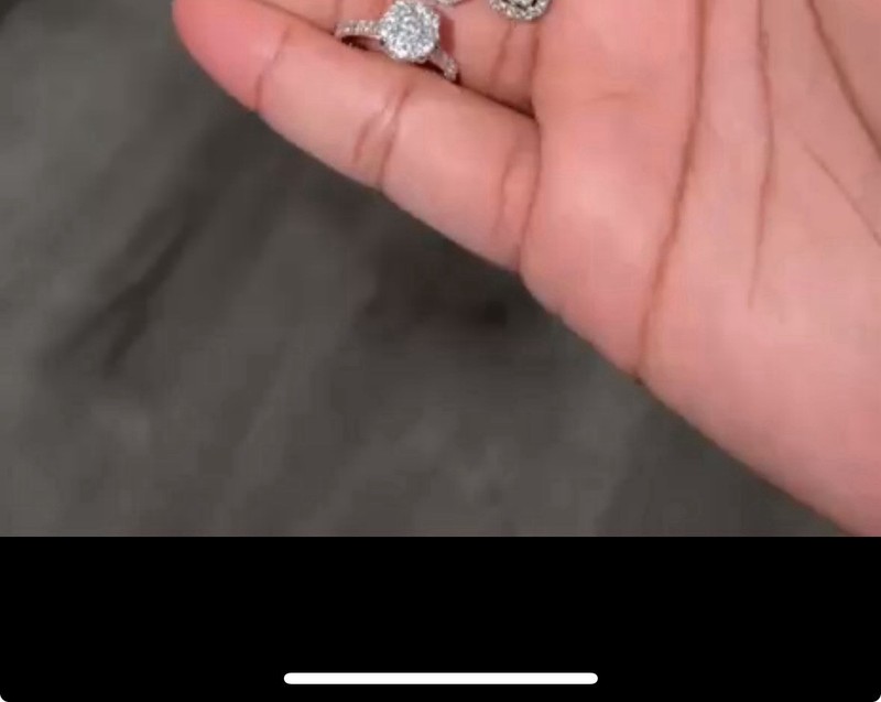 White Gold Diamond Halo Ring Round Band