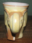 1973 Frankoma GOP Yellow Nixon Agnew Elephant Coffee Mug D215-868 Republican — photo 2