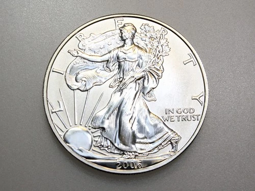 2006 $1 AMERICAN SILVER EAGLE REVERSE PROOF