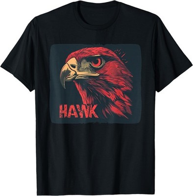 Beautiful Red Hawk Bird for Birds of Prey T-Shirt