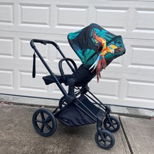 Cybex Platinum Priam Stroller Birds of Paradise Frame Seat Canopy Limited Ed