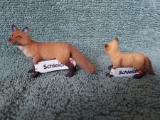 Retired Schleich Red Fox Red Fox Kit - Both With Tags - Ships Free