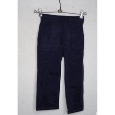 Janie and Jack Boys Utility Corduroy Pants Navy Sz 4 Pull On Straight Leg NWT