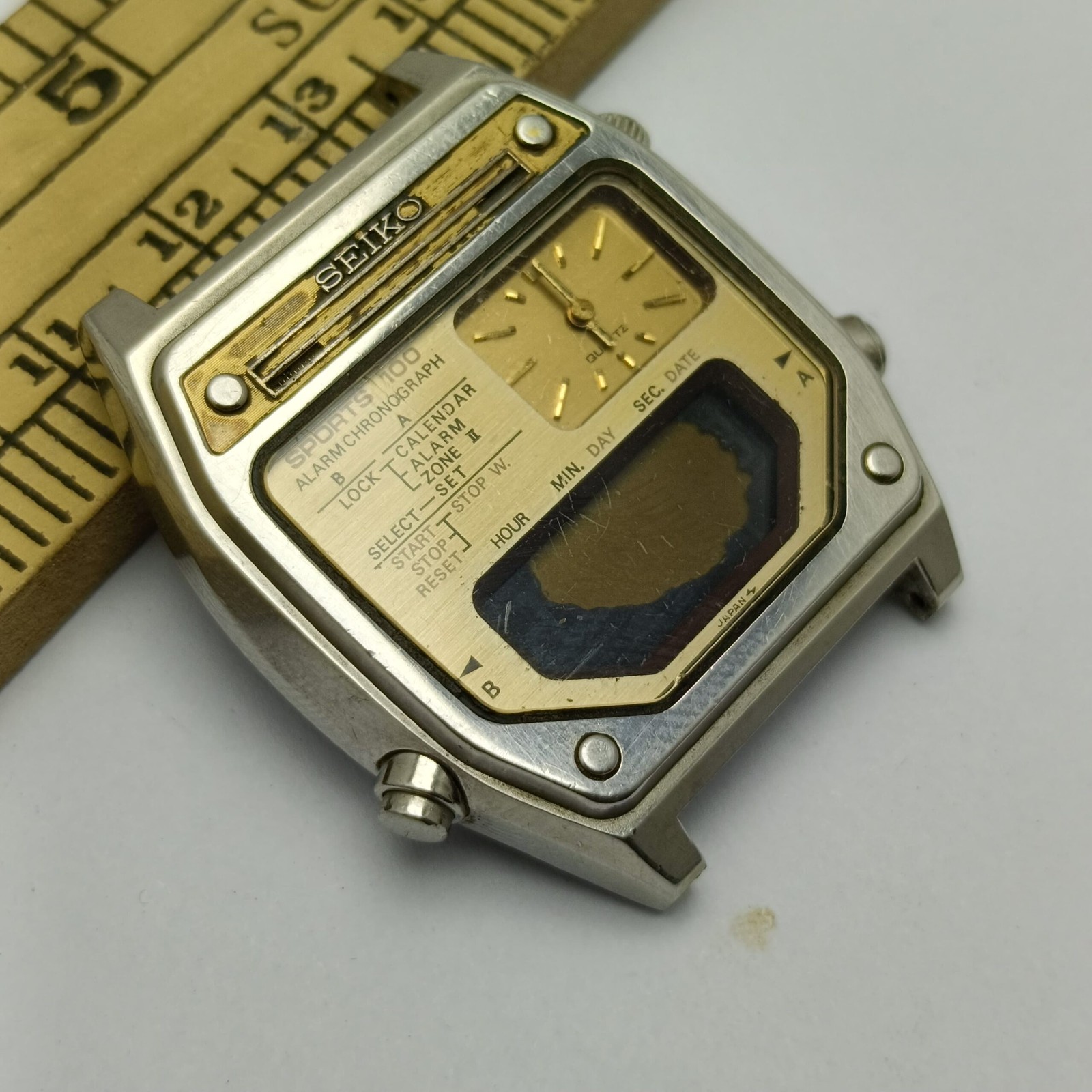 Seiko 100 Ana H239-505A For Digi Chronograph Watch Parts Alarm Vintage Sports - VintageWatches.PK Seiko 100 Ana H239-505A For Digi Chronograph Watch Parts Alarm Vintage Sports - vintagewatches.pk