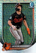 Jackson Holliday 2025 Bowman Chrome Mojo Base #77 - Orioles