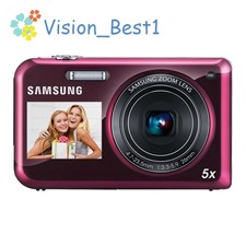 Samsung PL170 Digital Camera 16.1MP 5x Optical Zoom Red Exposure Compensation