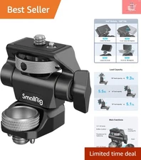 Adjustable Camera Monitor Mount for 5” & 7” Monitors - 360° Swivel & 180° Tilt