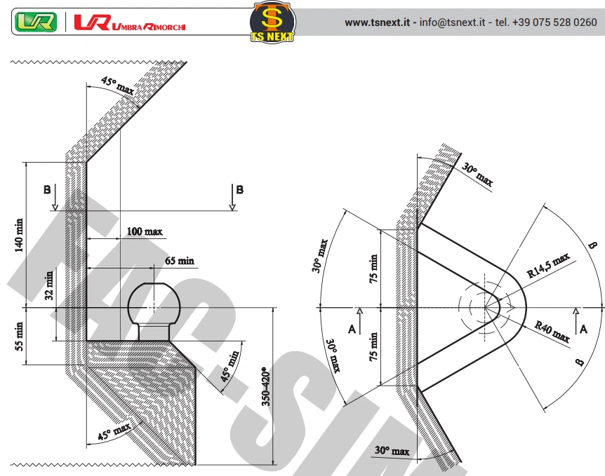 Relé de derivación desmontable de barra de remolque 12N para Volkswagen TRANSPORTER T5 T6 43061/C - Imagen 4 de 4