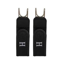 2PCS Tactical Metal Hook Elastic Belt Buckle-Free Invisible Waist Belt Closure