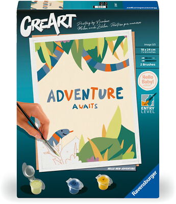 Ravensburger Malen nach Zahlen CREART Trend Serie D Hallo Neues Abenteuer 23904