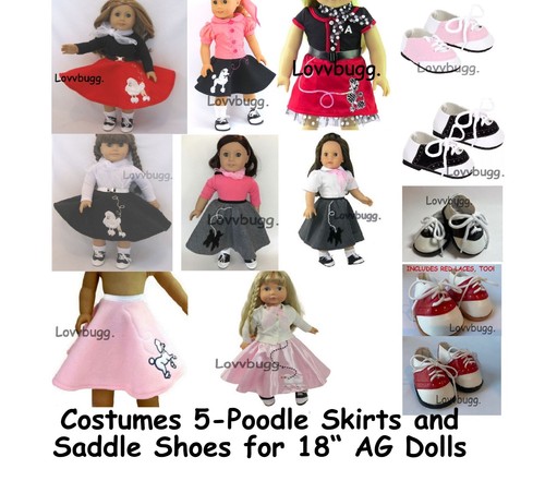 50's Car Hop Costume for Maryellen American Girl 18" Doll Clothes FREESHIP ADDS! - Picture 9 of 24