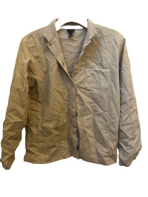 EILEEN FISHER PETITES BEIGE JACKET SIZE PP (S3)