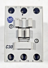 ALLEN-BRADLEY 100-C30-00 SER C MAGNETIC CONTACTOR COILVOLTAGE 230V 20HP 65A USED