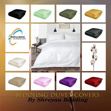 Cozy Bedding Duvet Cover 1 PC 1000TC Egyptian Cotton Cal King Size Stripe Colors