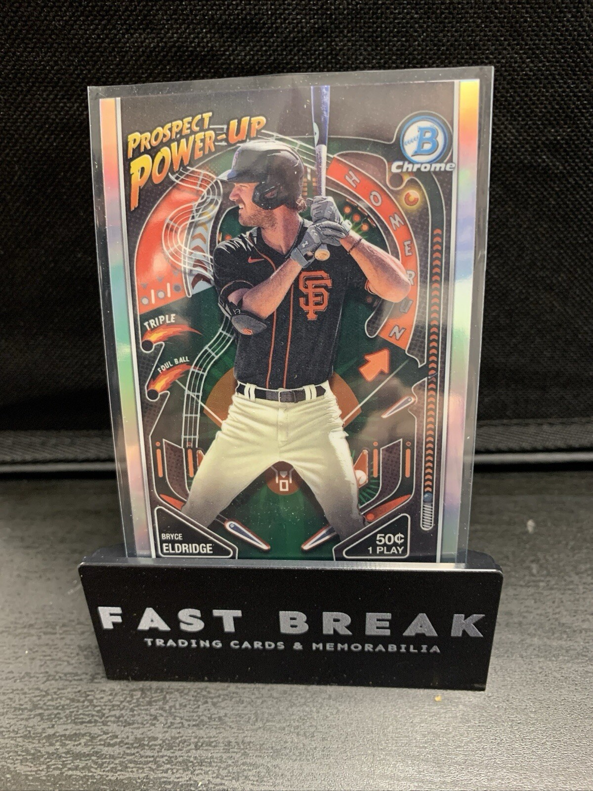 2024 BOWMAN BRYCE ELDRIDGE PROSPECT POWER UP REFRACTOR INSERT #PP-19