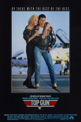 Top Gun movie poster - Tom Cruise poster - 11 x 17 inches (style e