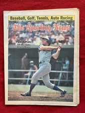 1977 Jeff Burroughs Atlanta Braves The Sporting News Vintage Baseball newspaper