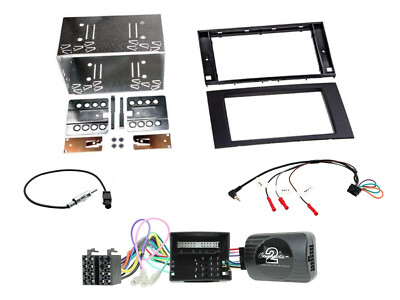 Ford S-Max 2006 - 2014 Double Din Stereo Fitting Kit steering controls ctkfd75