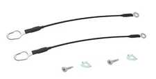 L & R Support Tailgate Strap Cables for 2003-2012 Ford F150 F250 F350 F450 F550