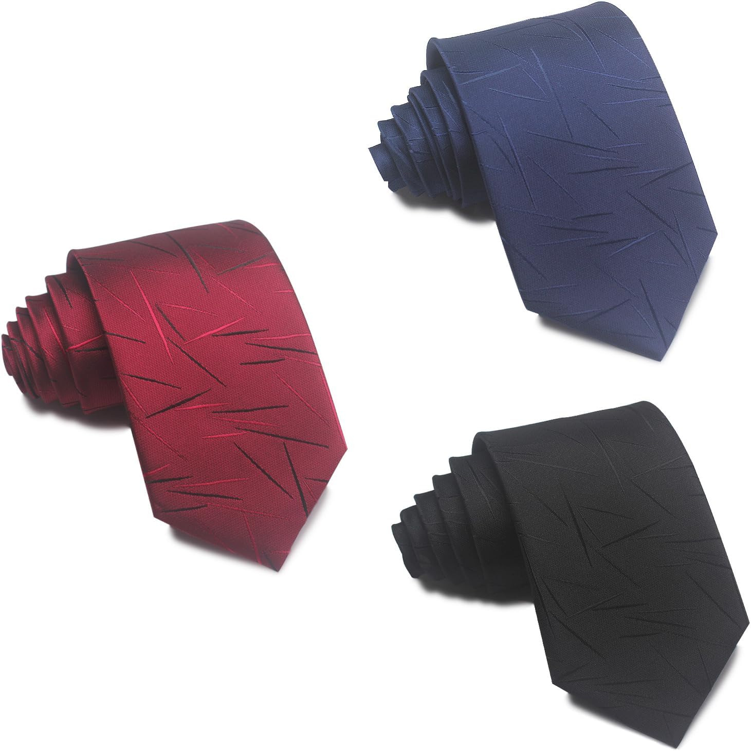 Mens Ties, Classic Men'S Stripe Necktie Set for Formal Business Work: Gift Box f