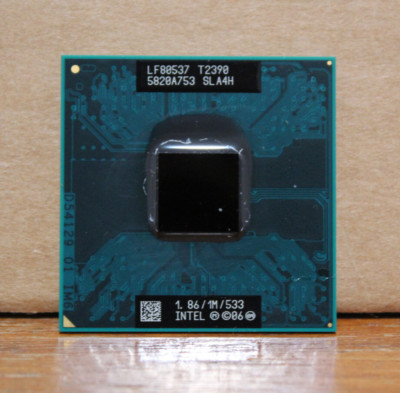 Intel Pentium Dual-Core T2390 1.86GHz Socket P Laptop Mobile CPU Processor SLA4H