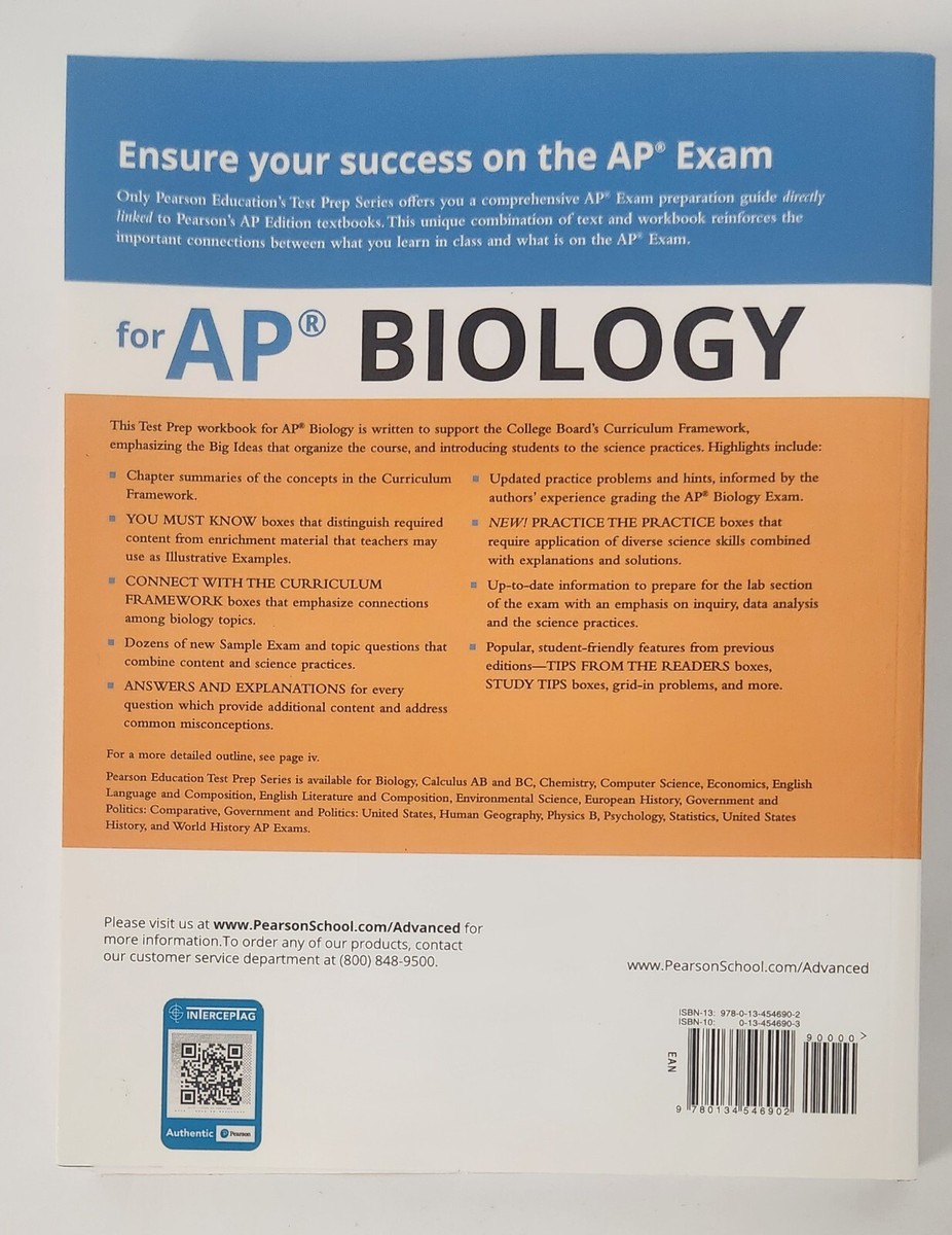 Test Prep Series AP Biology for Campbell Biology Programs 
