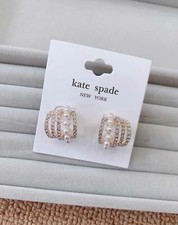 Kate Spade New York Jewellery Pearl Swarovski Cyrstal Earrings