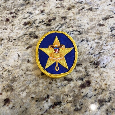 Older Star Scout Rank Oval Boy Scout Patch See Description