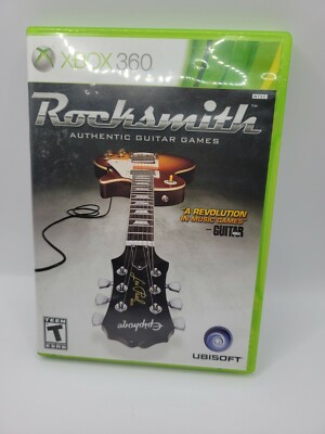 Rocksmith (Microsoft Xbox 360, 2011) Complete w/o Cable - Free Shipping!