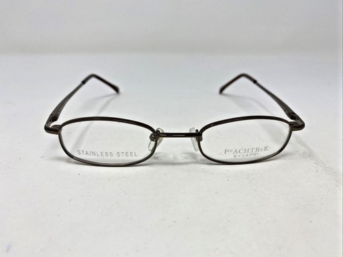 PEACHTREE Eyeglasses Frames PT83 40-18-120 Coffee Full Rim M378
