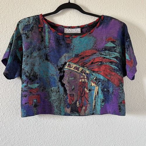 Platinum Dorothy Schoelen Women’s VTG M Short Set Art To Wear Retro - Picture 8 of 14