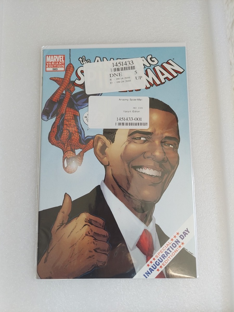 アメージングスパイダーマン #583 オバマ 1st print AMAZING SPIDER-MAN #583 1st print Barack Obama Variant