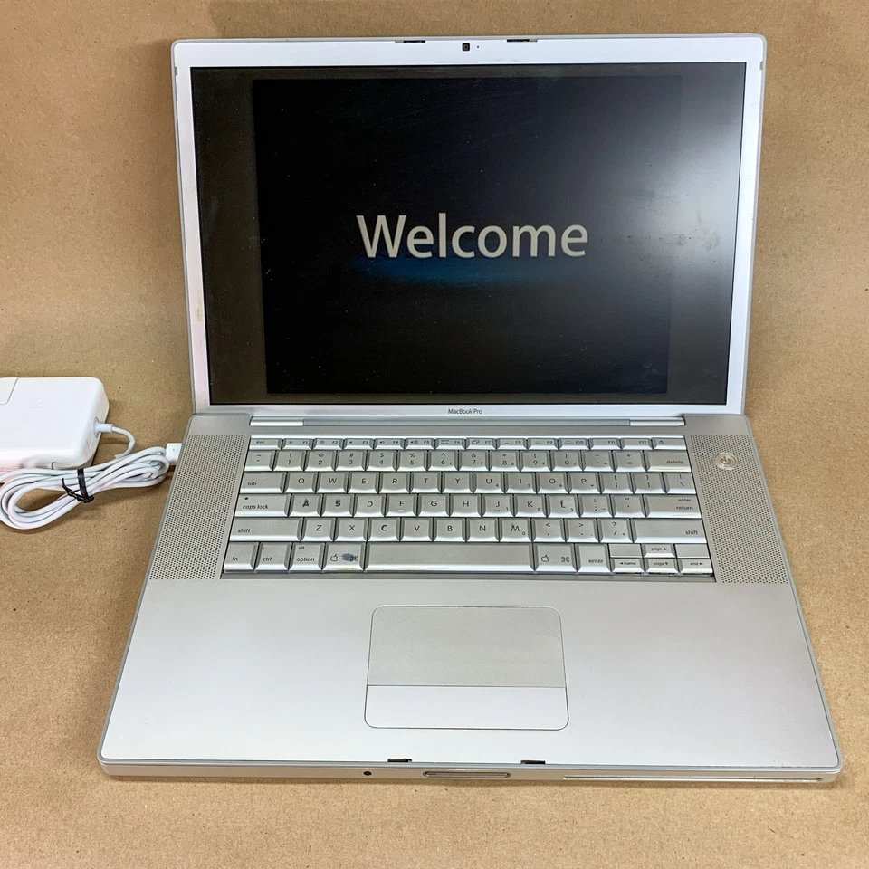 Apple 15" MacBook Pro A1150 Bundle with Charger Tested and Working No Battery - Image 2 of 4
