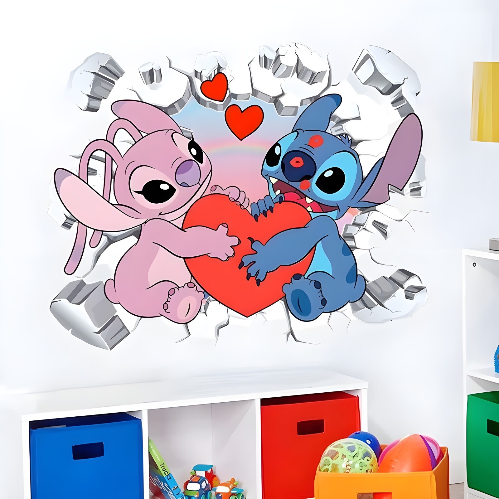 Removable Wall Sticker Lilo & Stitch kids room Decal Vinyl Home Decor