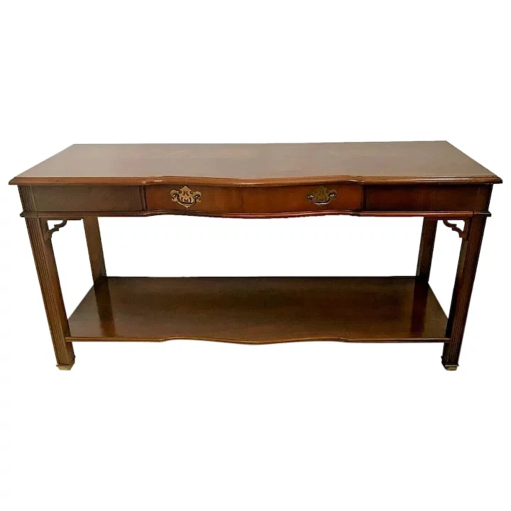 Vintage Bassett Sofa Console Table