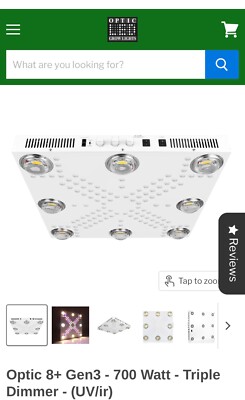 optic 8 gen 3 700 watt grow light | eBay